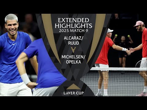 Alcaraz/Ruud v Michelsen/Opelka Extended Highlights | Laver Cup 2025 Match 9