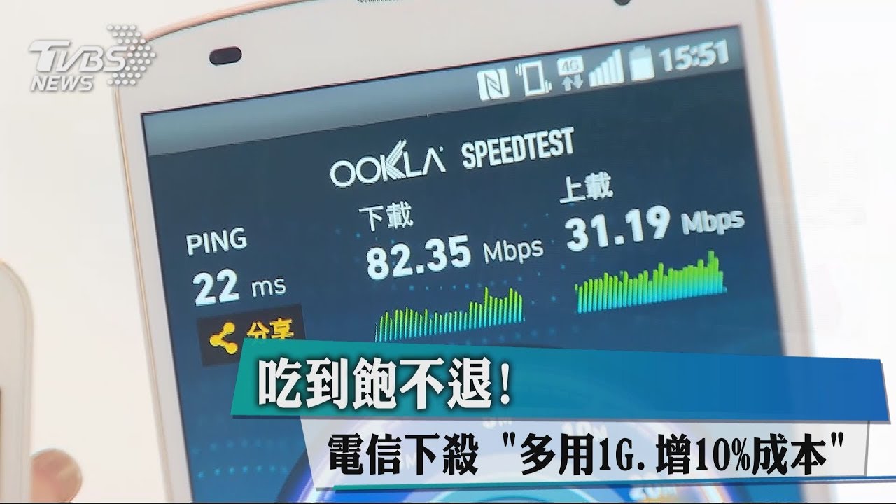吃到飽不退! 電信下殺「多用1G、增10%成本」