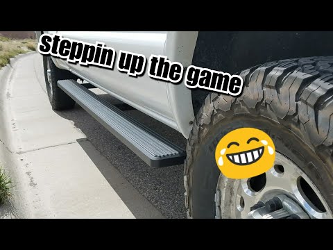 iBoard Running Boards Install on 2007 Chevy Silverado Duramax