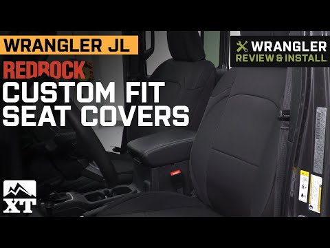 Jeep Wrangler JL 4-Door RedRock 4x4 Custom Fit Front & Rear Seat Covers Review & Install