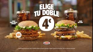 Burger King MENÚ DOBLE POR SOLO 4€ anuncio