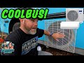 Mr Cool DIY Skoolie AC Update Walls Roughed In A HOT TUB
