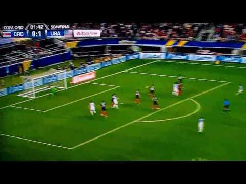 Clint Dempsey Goal Ties US Scoring Record 2-0 USA vs Costa Rica Gold Cup 2017 7/22/17