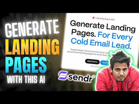 Sendr Review & Tutorial - Best Ai Landing Page Builder for Personalized Outreaching