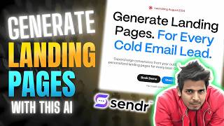 Sendr Review & Tutorial - Best Ai Landing Page Builder for Personalized Outreaching