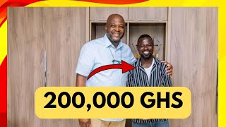 Ibrahim Mahama encourages Ghanaians outside to return to Ghana-donates 200k to xenophobia victim 