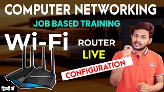 Wi-Fi  Router & Modem Setup Live Step By Step in Hindi | How to Setup New Wi-Fi Router at Home