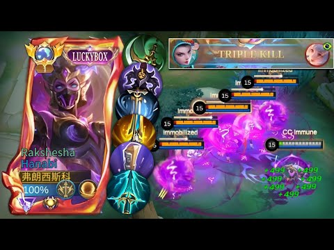 UNDERRATED MARKSMAN HANABI IS BROKEN WITH INSANE ONE HIT DAMAGE! TOTALLY DESTROYED ENEMIES!! - MLBB.