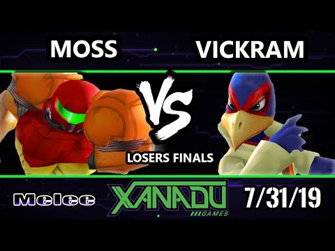 S@X 313 SSBM - Vickram (Falco) Vs. Moss (Samus) Smash Melee Losers Finals