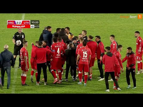 Thriller în Trivale! UTA a pierdut două puncte după 3 penalty-uri dictate de o brigadă evident ostilă echipei noastre