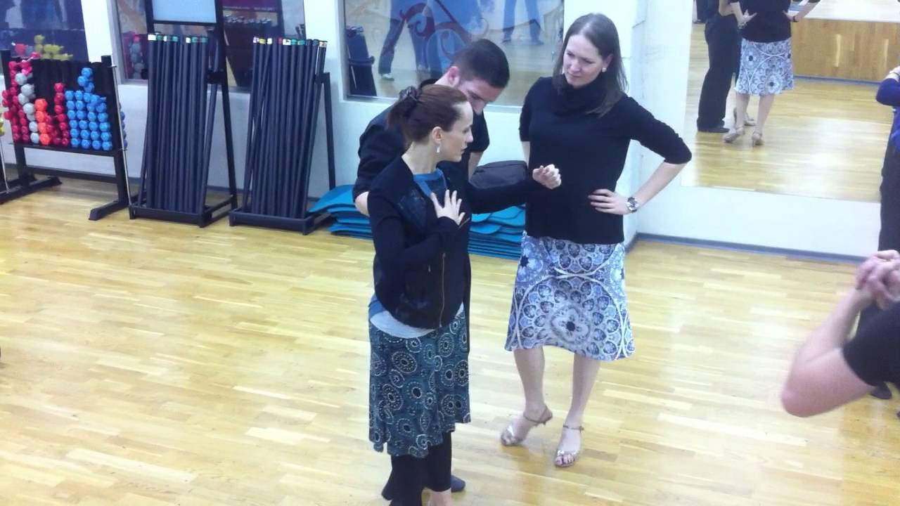 Ruben & Sabrina Veliz in Nizhny Novgorod, Russia. Lesson "Elegant steps for dancefloor"