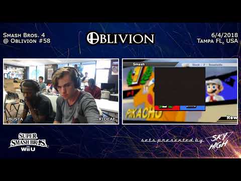 Rideae (Pikachu) v J Busta (Mario) - WR2