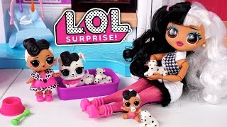 Download lagu LOL Doll Family Babysitting Night Routine - Playdate & Sleepover Party mp3