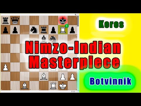 Botvinnik vs Keres | The Explosive Nimzo-Indian | Chess Legends 1948