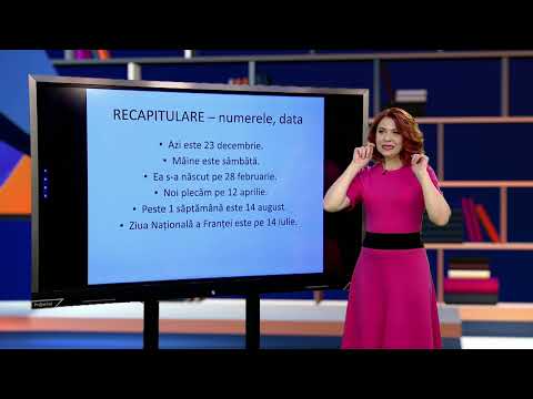 TeleŞcoala: Limba semnelor române – lecţia 7 (@TVR2)