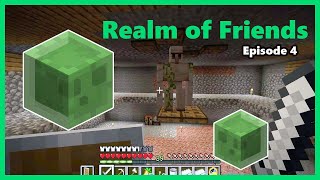 Completing Slime Farm | Minecraft Realm of Friends Ep. 4