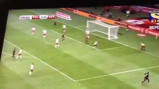Lukas Podolski stunning volley Vs Poland(12-10-14)