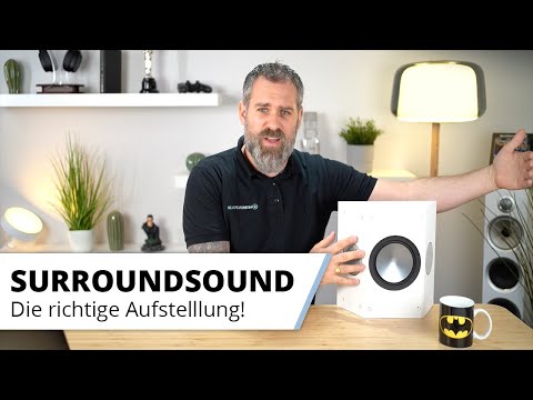 Surroundlautsprecher richtig aufstellen. Wir zeigen euch wie's geht, auch wenn der Platz knapp ist.