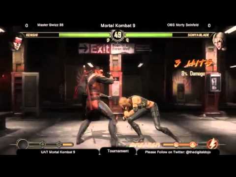 16. MK9: Master BWizz 88 (Raiden/Kenshi) vs OBS Morty Seinfled (Sonya) (UAT-Arizona MK (15.Sep.2012)