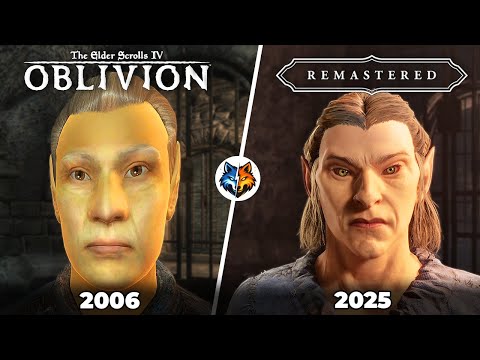 Oblivion Remastered vs Original - Races Comparison