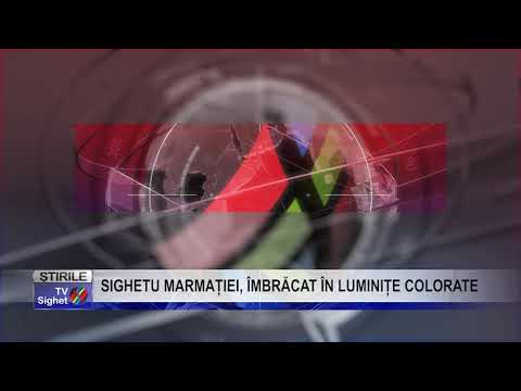 Stire 2 SIGHETU MARMAȚIEI, ÎMBRĂCAT ÎN LUMINIȚE COLORATE