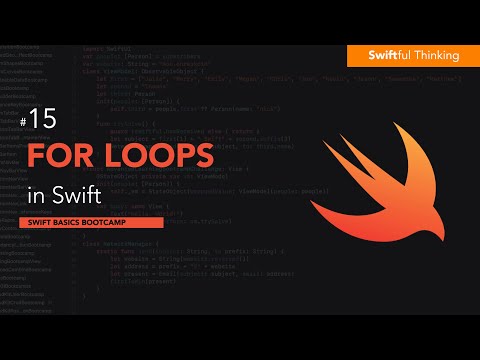How to use For Each Loops in Swift | Swift Basics #15 thumbnail