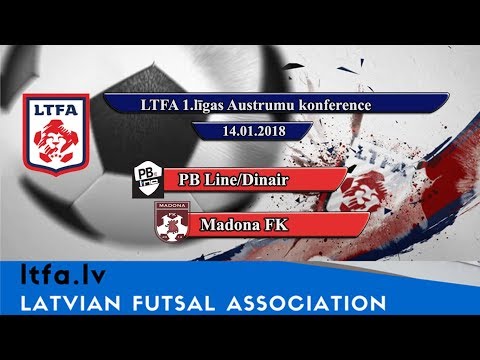 PB Line/Dinair - Madona FK [LTFA 1.LĪGA 2017/18 Highlights]