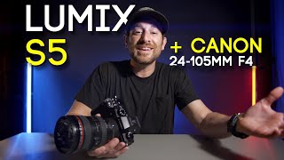LUMIX S5 + Canon 24-105mm f4 || Review & Test FOOTAGE