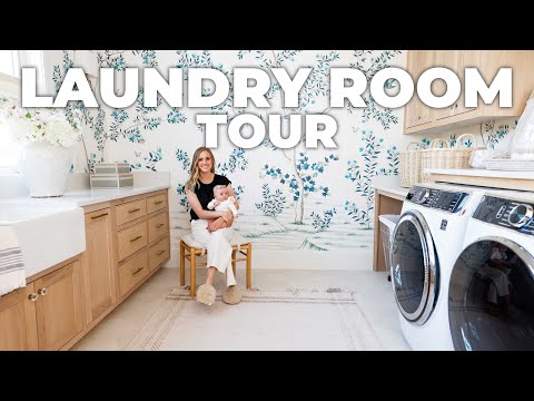 UPDATED and FINISHED Laundry Room Tour | 2023