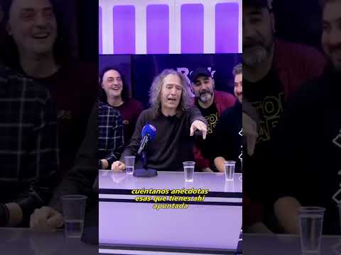 💿 Robe le vacila un poco a Clavero en su paso por RockFM