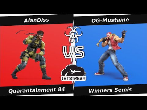 Quarantainment 84 Winners Semis - AlanDiss (Snake) Vs OG-Mustaine (Terry) - SSBU
