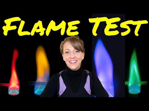 The Flame Test Experiment- The Chemistry of Colorful Flames