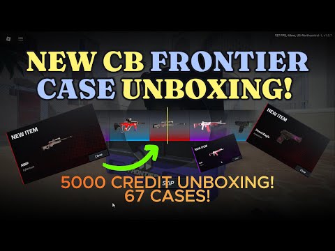 New Counter Blox Frontier Case Update! 67 Cases + 5000 Credit Unboxing! (ROBLOX)