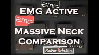 Video thumbnail for EMG Active massive neck pickup comparison by ToroK