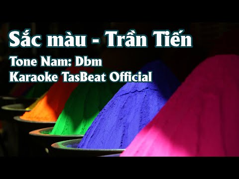Karaoke Sắc Màu Tone Nam | TAS BEAT