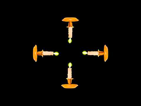 Hologram Project candle 3d pyramid