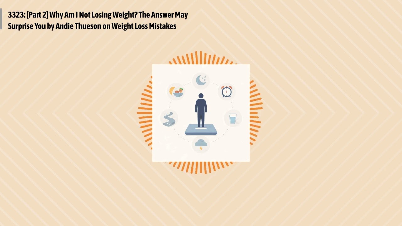3323: [Part 2] Why Am I Not Losing Weight? The Answer May Surprise You by Andie Thueson on...