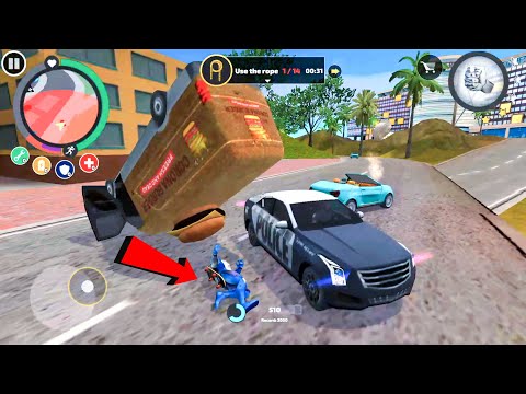 Rope Hero: Vice Town (Ropehero is Dead)Games Kon – HD Android Gameplay