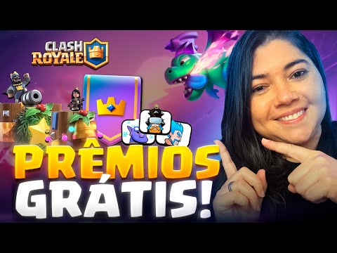 Como você pode ganhar mais de 100 presentes no Clash Royale! 🎁 Emotes, Banner e Pass Royale!