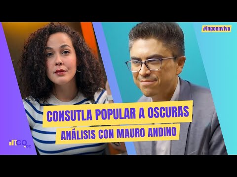 Consulta popular a oscuras. Análisis con Mauro Andino