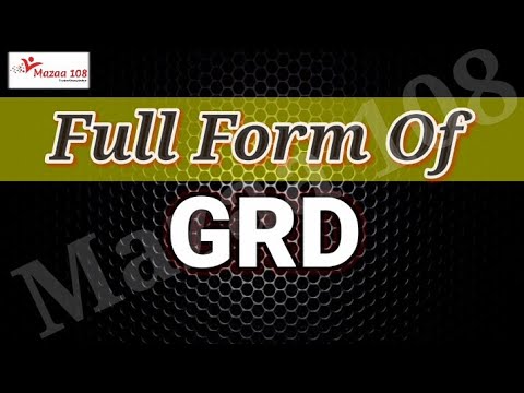 GRD  full form | full form GRD | GRD Means | GRD Stands for | Meaning of GRD | GRD Ka Full Form