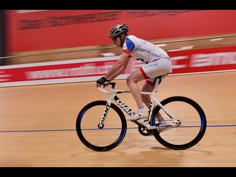 Rennrad Fotografie im Velodrome: Dynamic durch Mitziehen - Dritter Teil