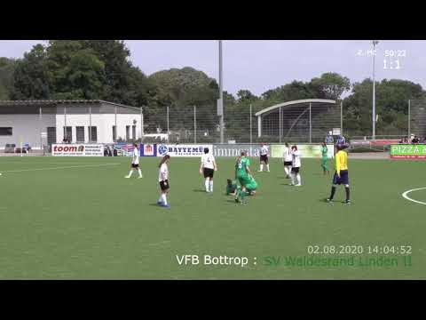 VFB Bottop : SV Waldesrand Linden II  Freundschaftsspiel vom 02.08.2020 1:2 (1:1)