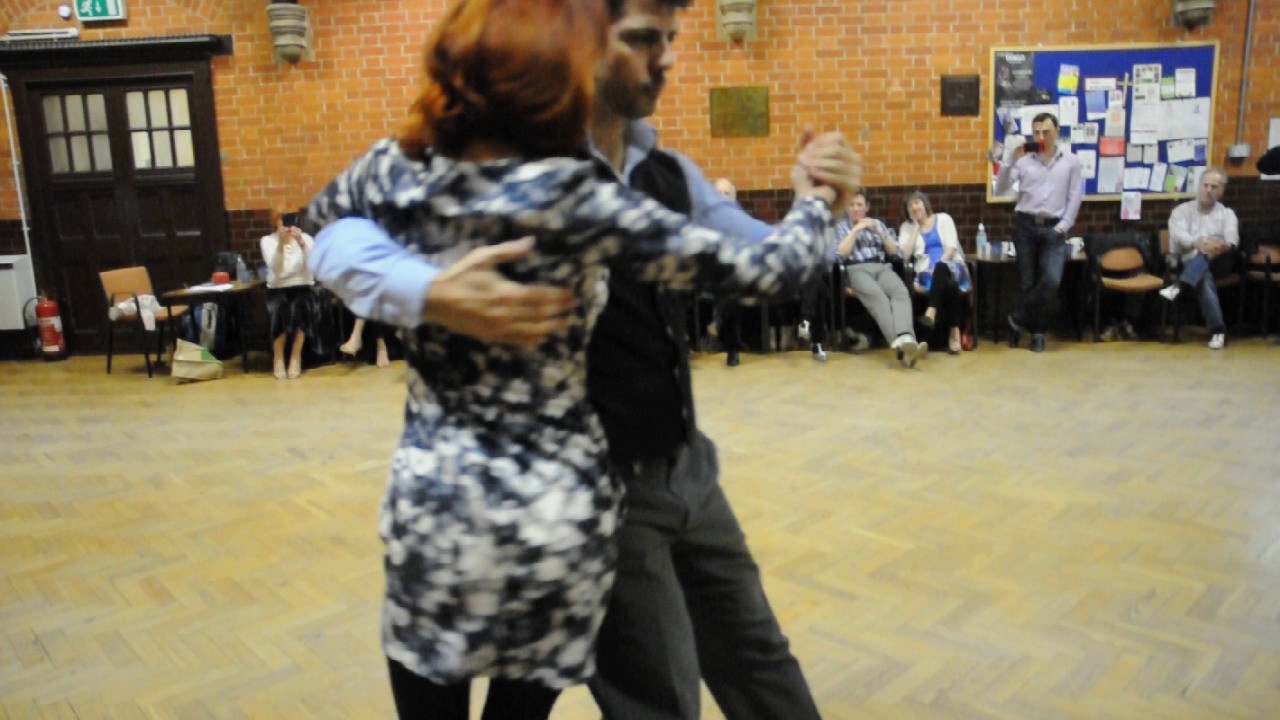 Cristian Petitto & Alexandra Wood Vals Class demo at Reading Tango Club