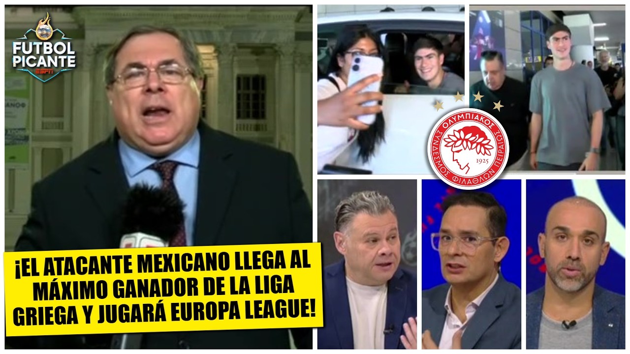 HORMIGA GONZÁLEZ llegó a GRECIA, firmó por 5 años e ILUSIONA a fans del OLYMPIACOS | Futbol Picante