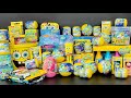 ASMR 45 Minutes SPONGEBOB SquarePants Mega Mystery Unboxing Toy Surprise DIY No Talking