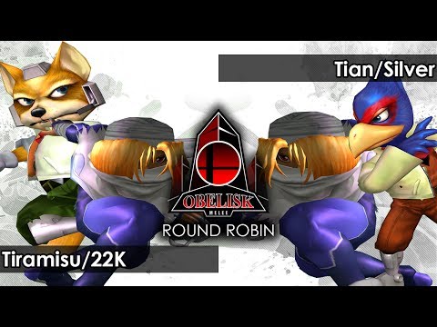 Melee: Tiramisu/22K (Fox) V Tian/Silver - Obelisk 56 Tournament SSBM