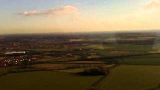 preview picture of video 'Taking off from Netherthorpe in a Cessna 172, G-ROLY on 26/11/2010'