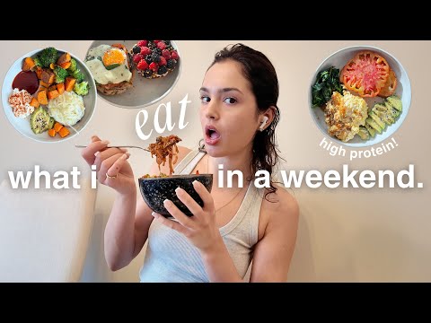 what i eat in a weekend 🍎 my fave healthy meals & recipes!