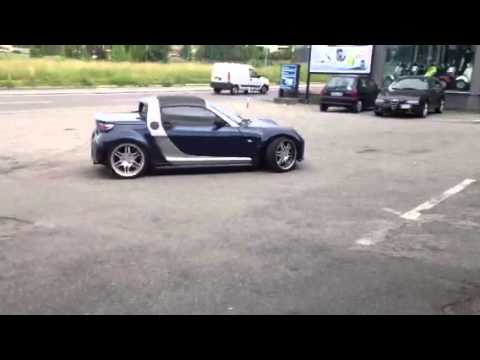 Smart Roadster Brabus Bluewave - Start and soft drift! Go Out!